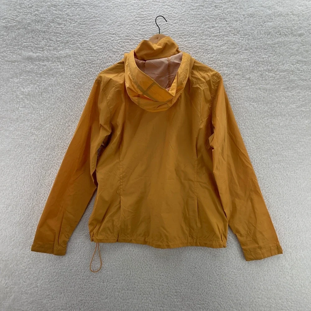 Columbia Rain Jacket Womens XL Yellow Switchback iii Waterproof Outdoor Hike